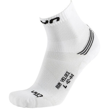 Socken UYN RUN VELOCE Weiß/Schwarz 0